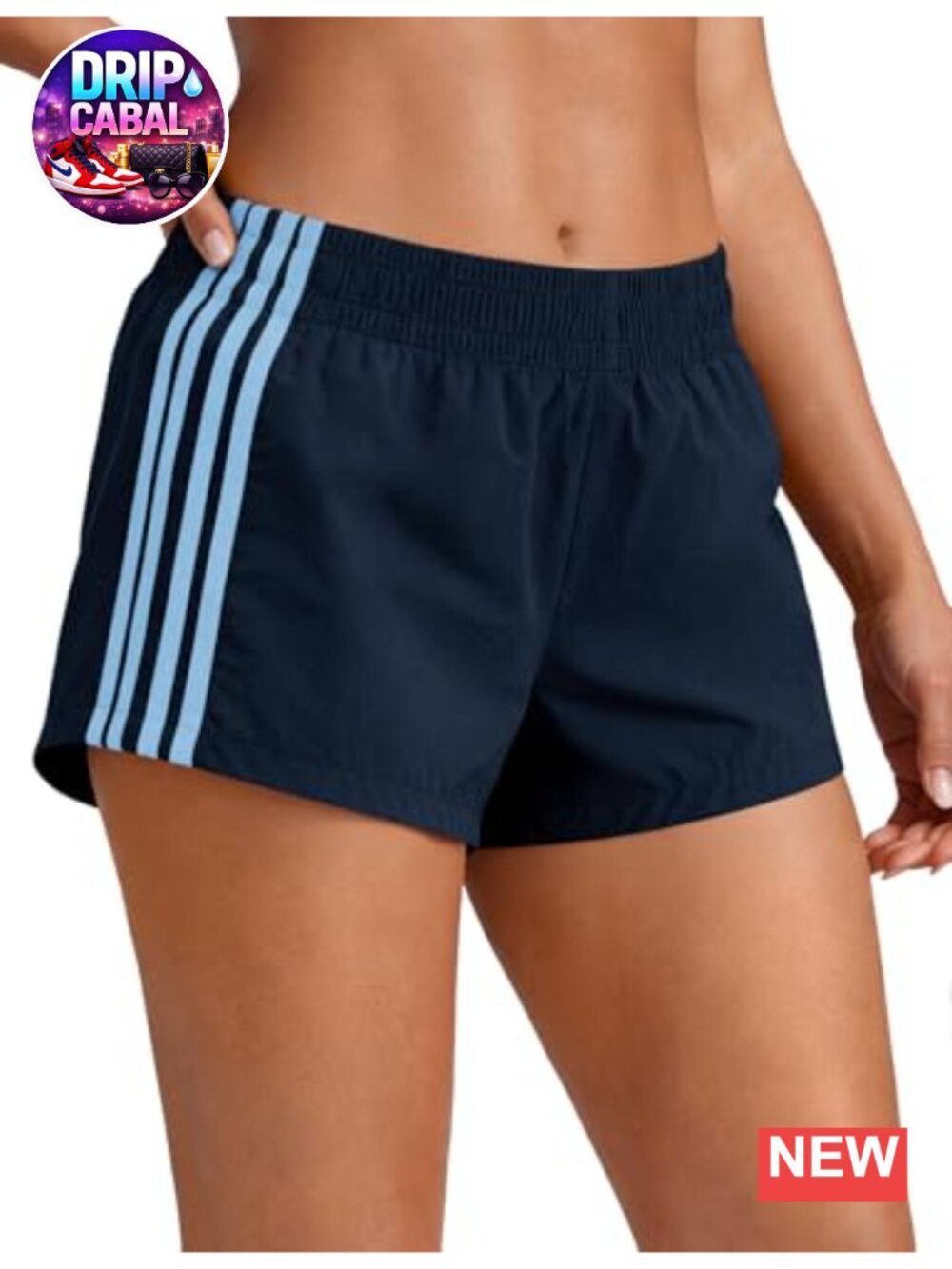 Women's Low Rise Y2K Athletic Shorts with UPF 50+ Sun Protection - Quick Dry